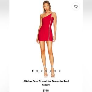H:ours Alisha One Shoulder Dress